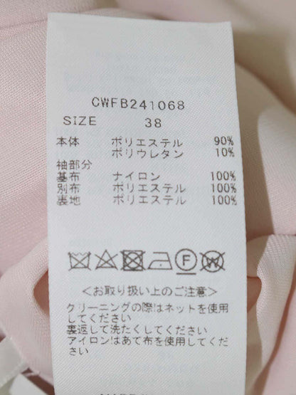 セルフォード 襟付きブラウス CWFB241068 38 ピンク フリル ITCIHJT1F9FC