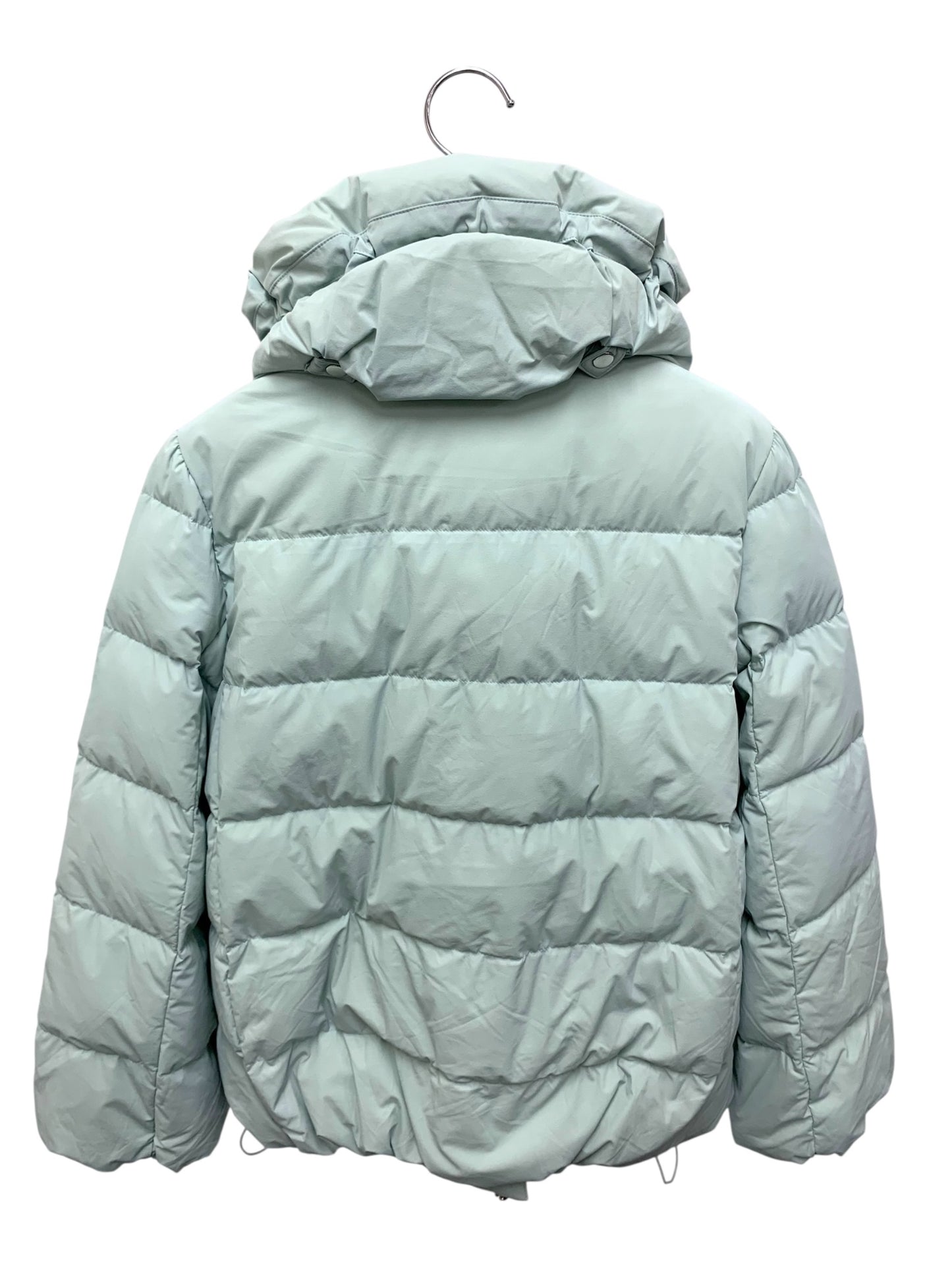 エムズグレイシー 419606 コート 40 ブルー パールワッペン フード IT5VQV5JBHV9