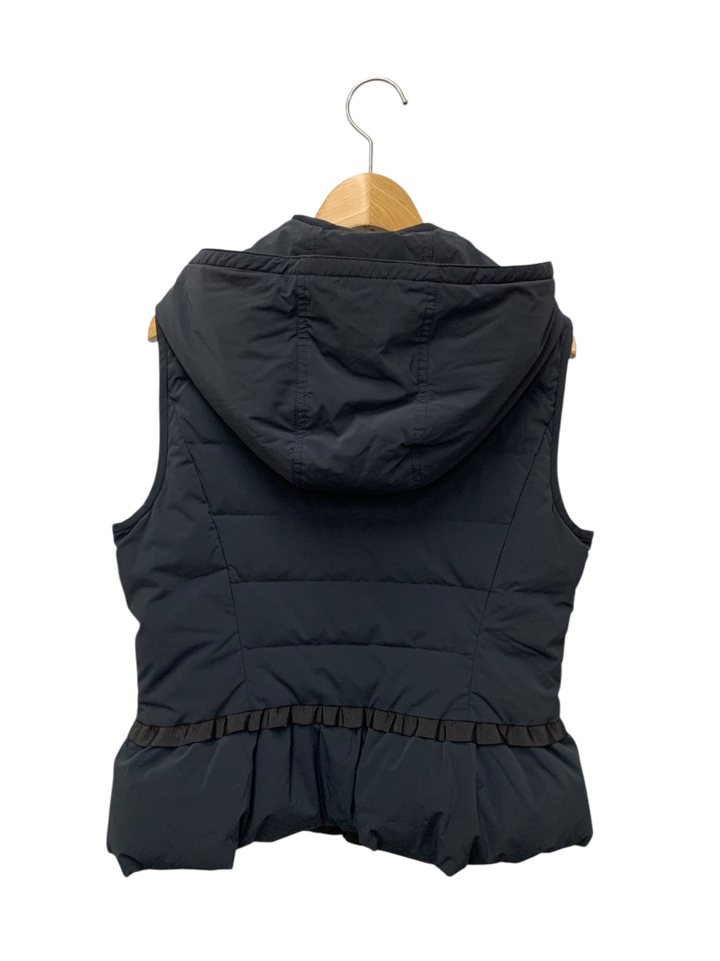 エムズグレイシー Down Short Vest 814504 ダウンベスト 40 ネイビー ITRSXDWJRR0U