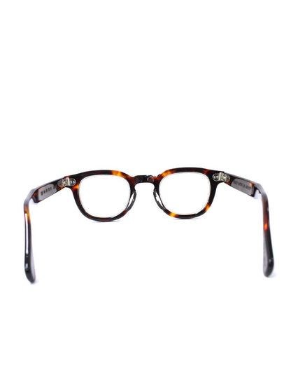 タートオプティカル JD-04 メガネ ブラウン べっ甲 セルフレーム フルリム ウェリントン ITYJRS7UGV6O