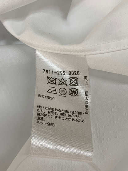 ブラミンク 7911-299-0020 バンドカラーシャツ 46 ホワイト コットン IT81SMSBDOXW