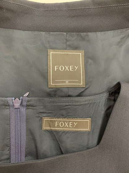 フォクシーブティック Ceremony Suit 35581 スーツ 40 ネイビー セットアップ セレモニー ジャケット ワンピース ITGT45NXJZ82