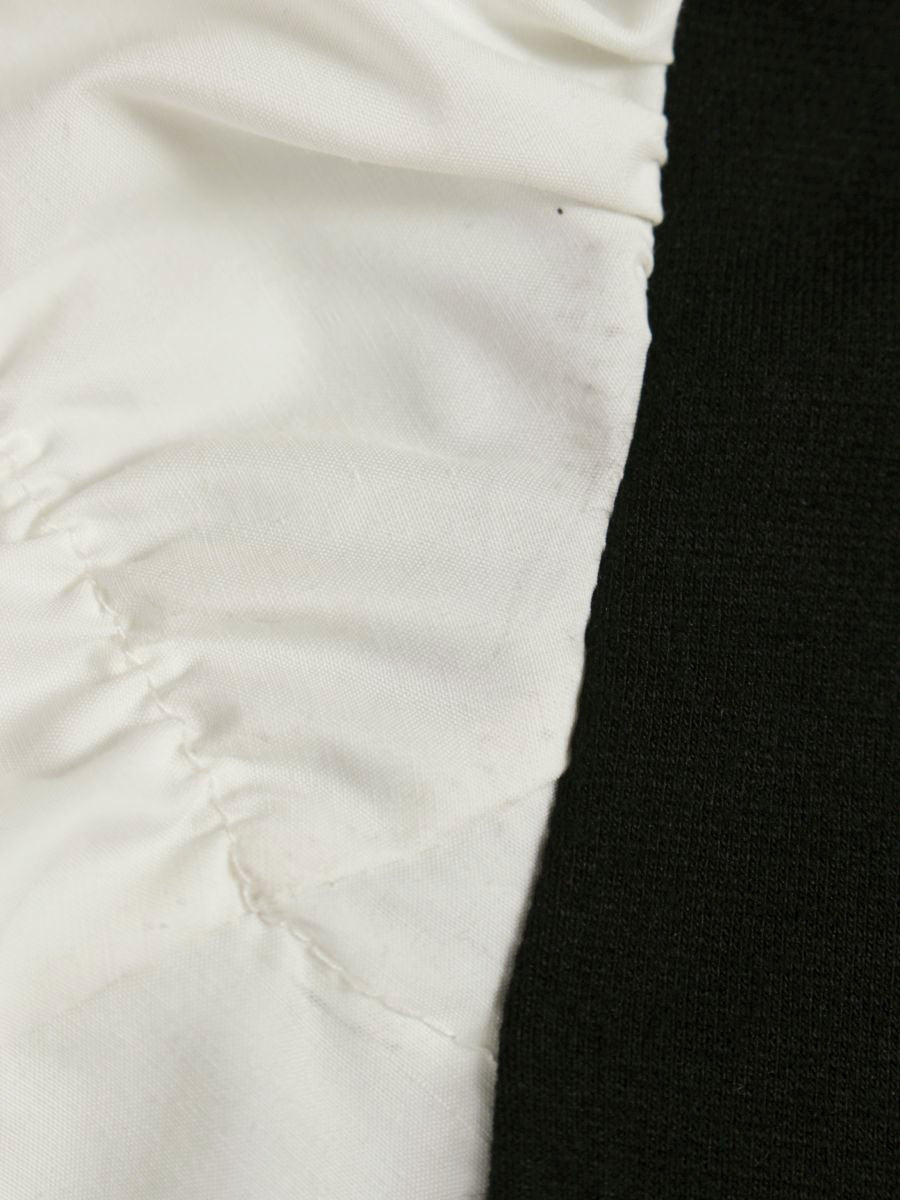 エムズグレイシー 311377 ワンピース 38 ブラック ギャザー リボン ITM35Q1QU95O