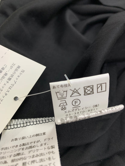エムズグレイシー 615313 Tシャツ 40 ブラック 袖パール パフスリーブ ITUSSABOSMHI