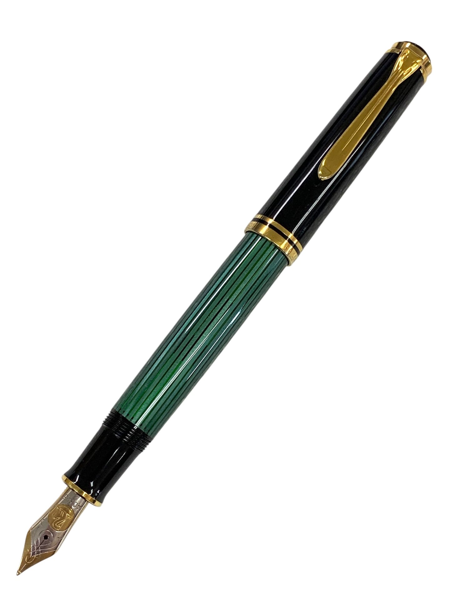 ペリカン 万年筆 スーベレーン 初期型 M800 グリーン F 14C ITMXXWGMIDWY