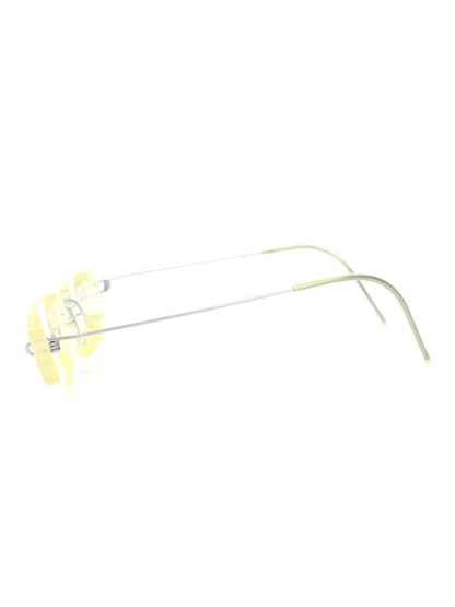 リンドバーグ 203016590 メガネ シルバー メタルフレーム リムレス スクエア ITILD6W4PRCG