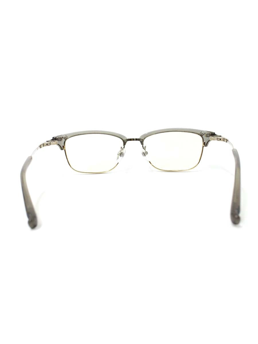 フォーナインズ M-16 メガネ ライトクリスタルスモーク/ゴールド ブロー ITAYI3RGLVN0