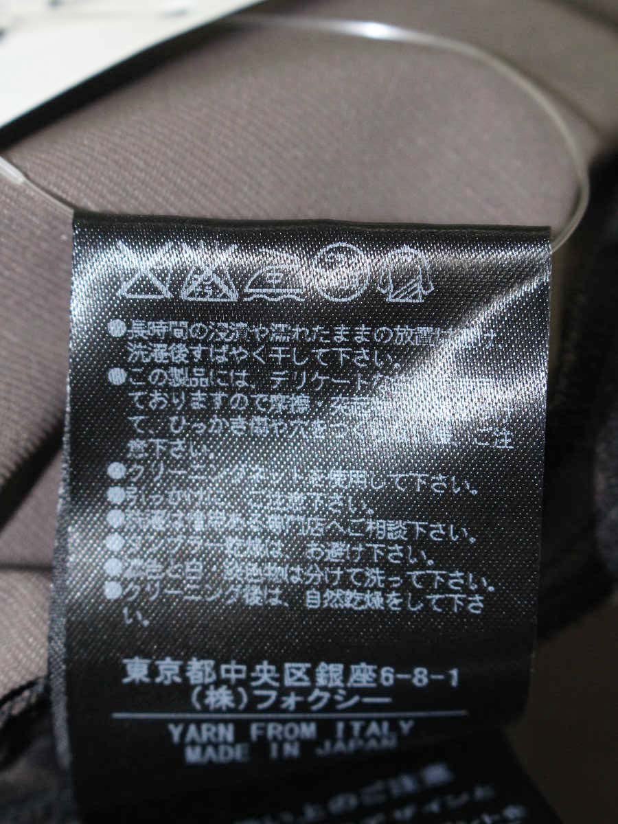 デイジーリンforフォクシー パウダリーチェック 31704 ワンピース 40 ブラック IT1KWS4QH66E