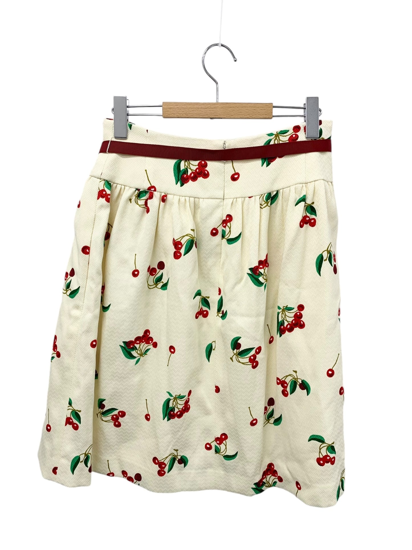 エムズグレイシー Cherry Skirt 817558 スカート 38 アイボリー IT5W3GDG93JK