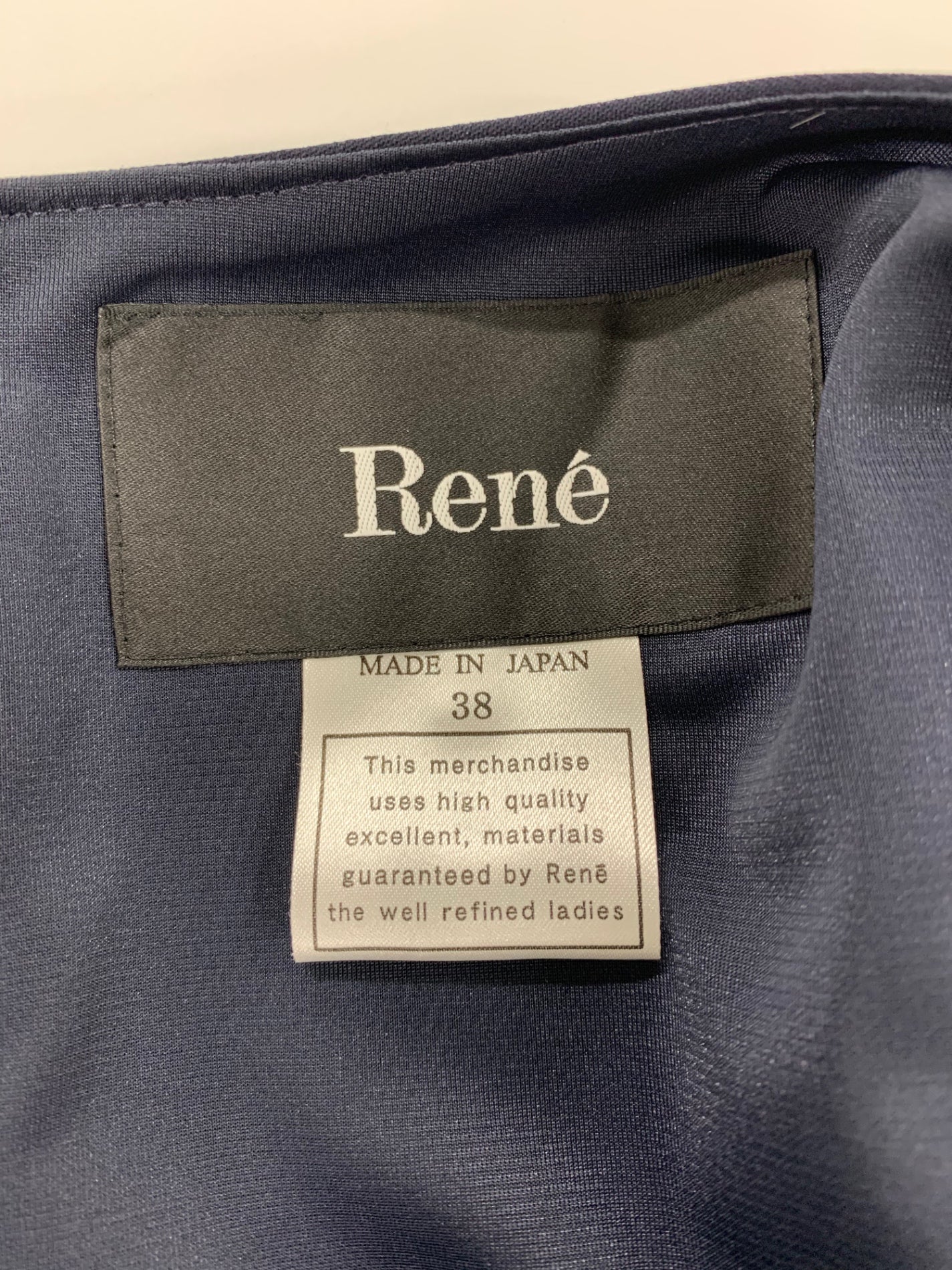 ルネ 5416010 ワンピース 38 ネイビー タック | 中古ブランド品・古着