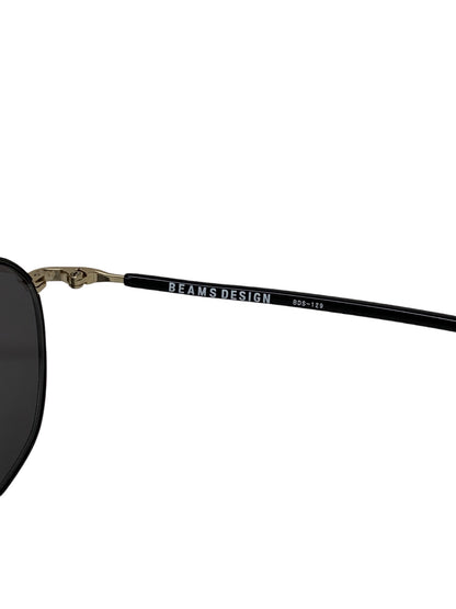 ビームス デザイン BDS-129 サングラス ブラック メタルフレーム オクタゴン ITN5BLITNA5K