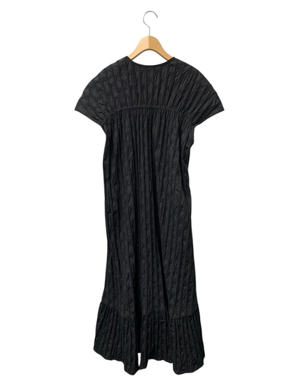 ドゥロワー 6526-299-1532 ワンピース 38 ブラック ギャザー フレア ITO3YFTLBSEY 【SALE】