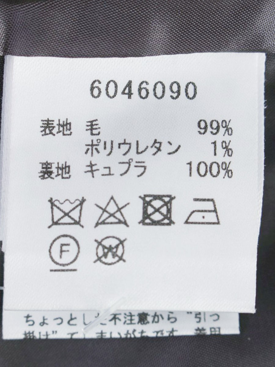 ルネ 6046090 ワンピース 36 グレー フロントジップ ウール混 ITWD3XAH9TZS