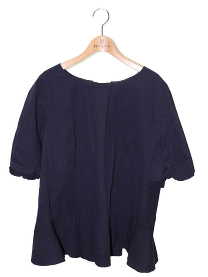 トゥービーシック ぺプラムブラウス W7M05-742-29 46 ネイビー リボン ITW5SV598NAS 【SALE】