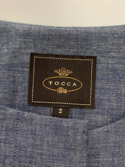 トッカ WOODHAM COAT CMTOIM0300 コート ブルー デニム調 ITDZ7T36KWAK