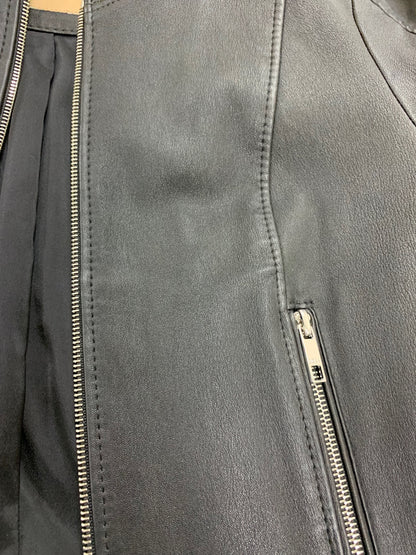 ヒューゴボス BOSS Jacke Sajosa 10236956 レザージャケット 36 ブラック シングルライダース ITLI9MN89Y1W