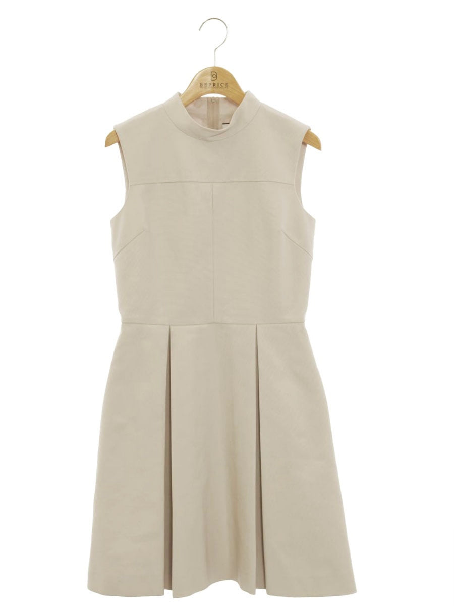 フォクシーニューヨーク Dress Faille Pleeat FitandFlare 35074 ワンピース 38 ベージュ IT86Z6J7PCN0