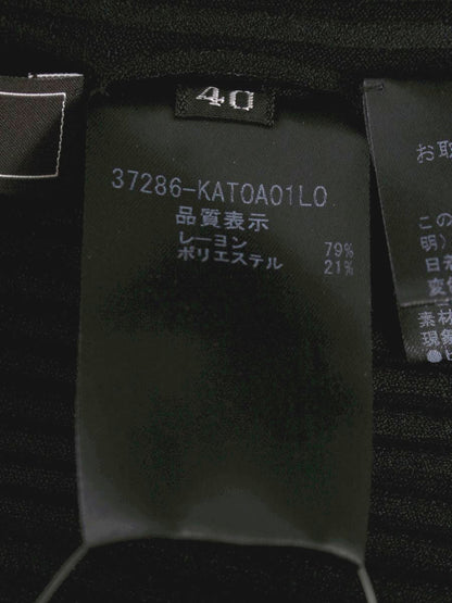 フォクシーブテック 37286 トップス 40 ブラック  Knit Tops Moon Light ITUUV5P4LQ99