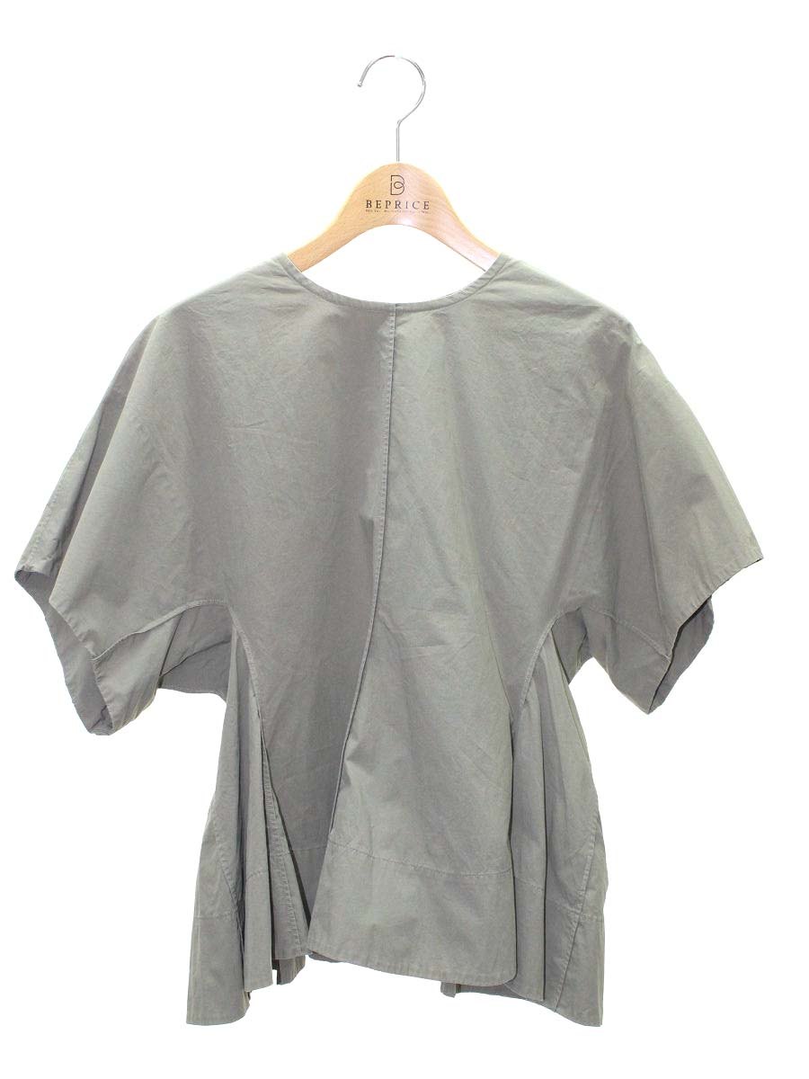 ブラミンク 7921-230-0108 カットソー 38 カーキグリーン ペプラム バックジップ ITNQYVB77JYE