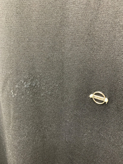 ルネ 6412120 ワンピース 34 ブラック ロゴプレート パール 異素材ミックス IT4FDRSEF222