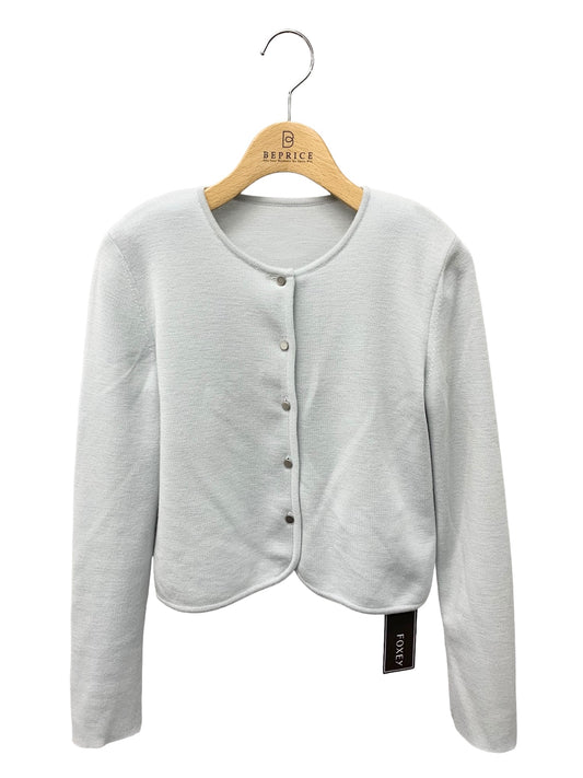 フォクシーブティック Agathe Cardigan 42980 カーディガン 38 ブルー IT6QUPKS7YG0