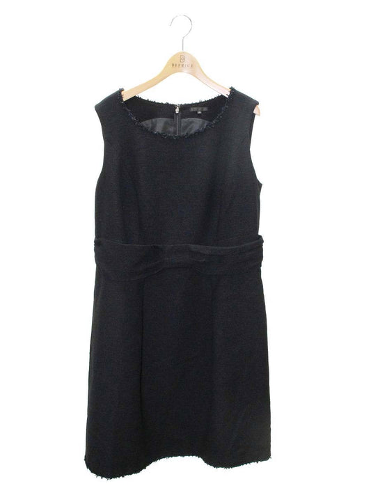 トゥービーシック W7J06-704-09 ワンピース 46 ブラック リボン ITSZYQSEH3PS