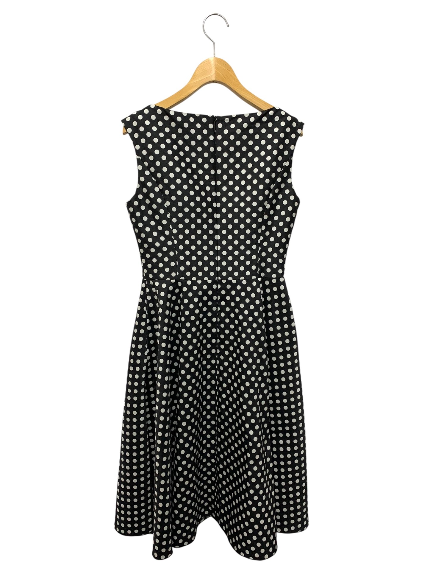 ルネ basic 5916280 ドレス ワンピース 34 ブラック ドット・水玉 ITXIJMP6Z734