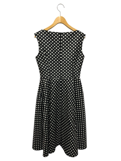ルネ basic 5916280 ドレス ワンピース 34 ブラック ドット・水玉 ITXIJMP6Z734