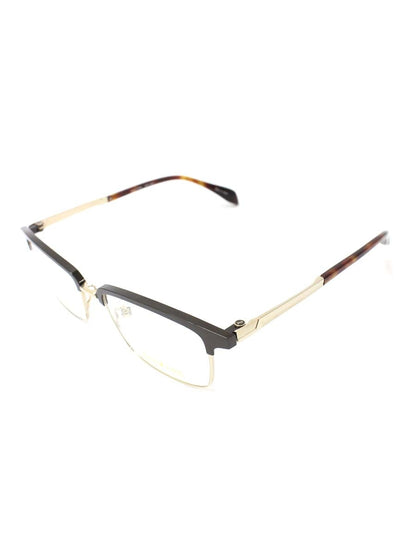 ゴールドファイル GPE-5013 メガネ ブラック/ゴールド/ブラウン コンビフレーム フルリム サーモントブロー ITC8TAV7CTU0