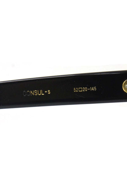 オリバーゴールドスミス CONSUL Nero メガネ ブラック セルフレーム フルリム スクエアウエリントン IT3TFYJQPCXG