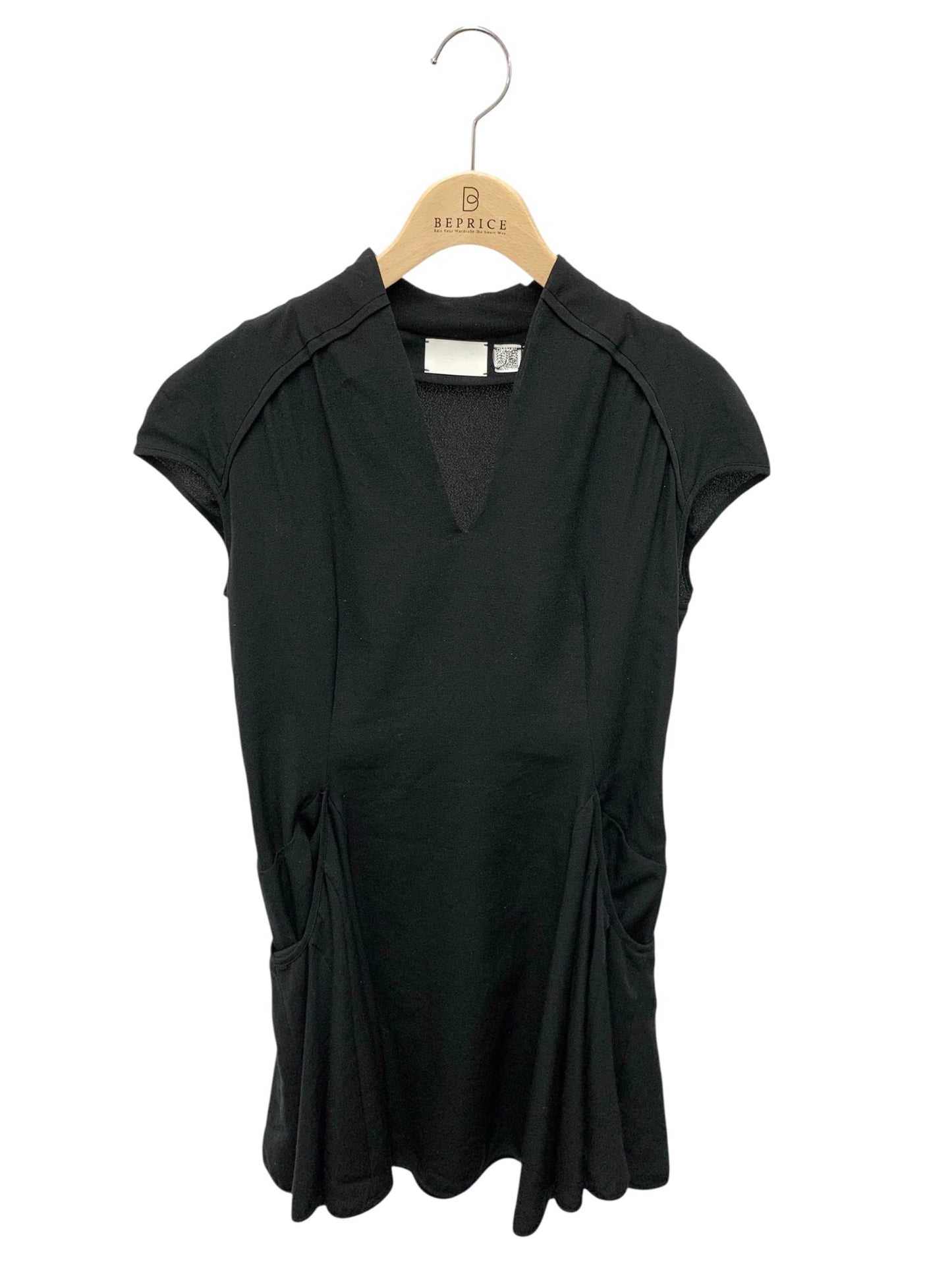 マメ チュニック 1 ブラック フレアー ITQ1LYL2Z2HS 【SALE】