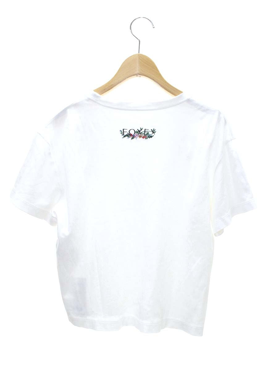 フォクシーニューヨーク Top Bouquet 43556 Tシャツ 40 ホワイト ITMGW5MBPEO4