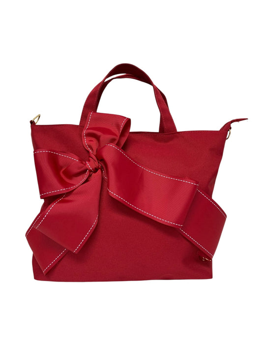 エムズグレイシー 394530 トートバッグ レッド リボン 2Wayショルダーベルト IT5ISLHT6PX6