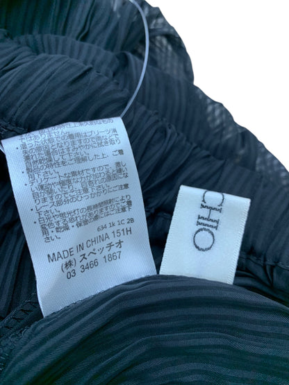 スペッチオ 451-219 スカート  40 ブラック レイアード レース IT3GJP10YALC