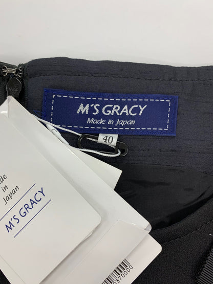 エムズグレイシー 美シルエット ジャンパースカート 211509 ワンピース 40 ブラック ITCUWAJCZ9WC