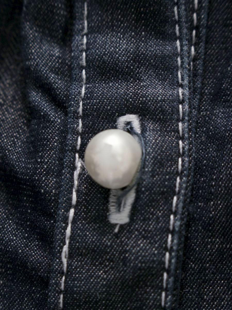 エムズグレイシー パールボタンデニム 211329 ワンピース 40 ネイビー フロントボタン ITVPN78F8VHW