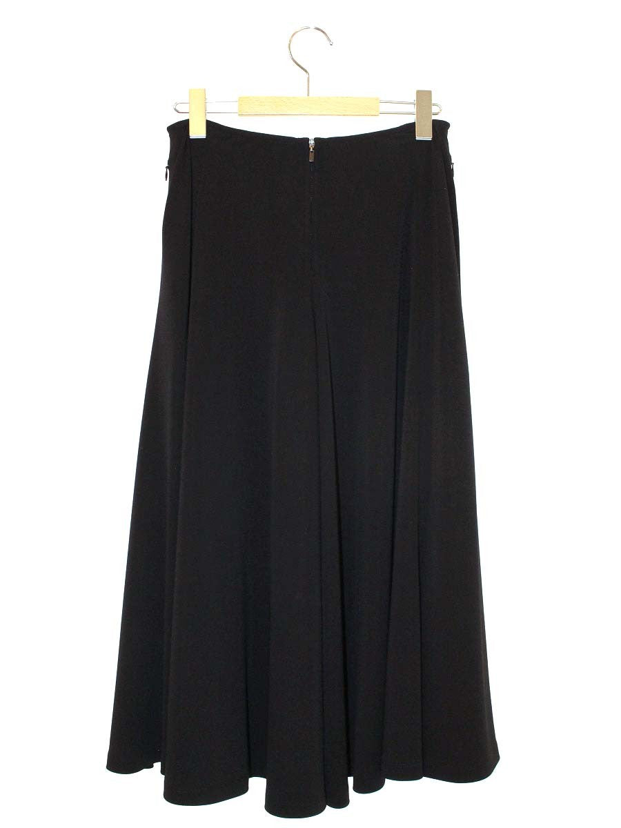 フォクシーニューヨーク クロップドワイド 38786 パンツ 40 ブラック ITAXNVEM7HOF