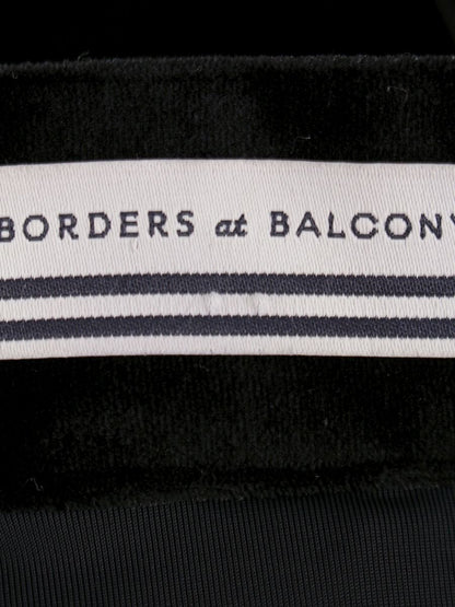 ボーダーズアットバルコニー BD2021-3G-53 36 ブラック ベロアワイド パンツ ITF3NYGNACGI