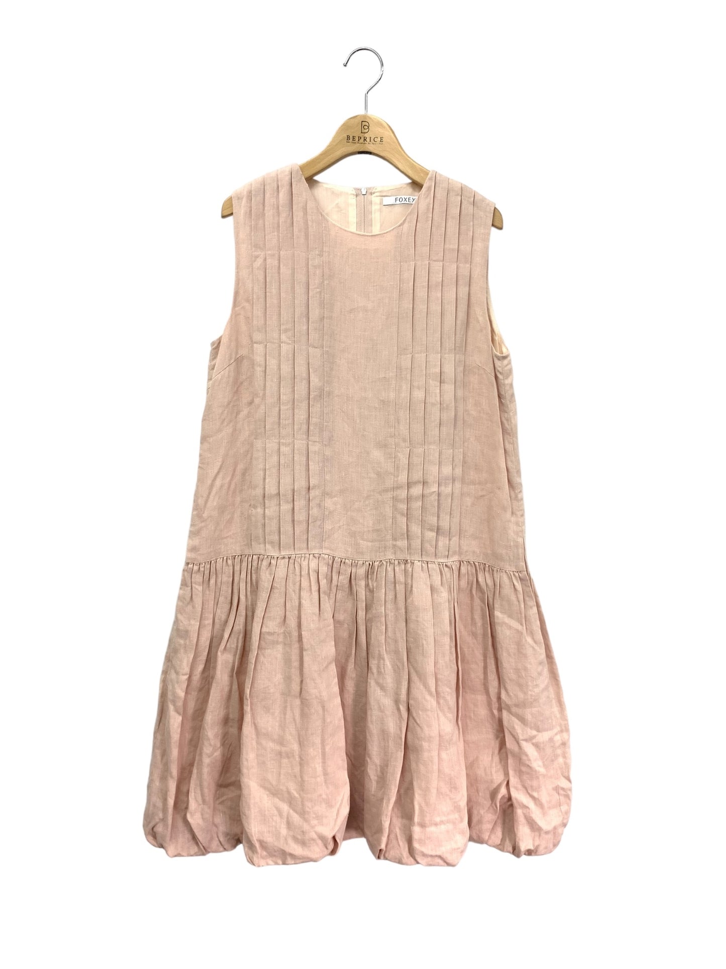 フォクシーブティック Dress 36781 ワンピース 40 ピンク リネン ITJJP9V64B30