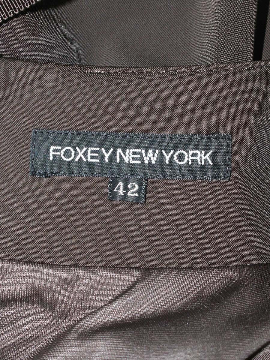 フォクシーニューヨーク 22081 スカート 42 ブラウン バルーン ITZM2MSQ64QW 【SALE】