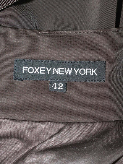 フォクシーニューヨーク 22081 スカート 42 ブラウン バルーン ITZM2MSQ64QW 【SALE】