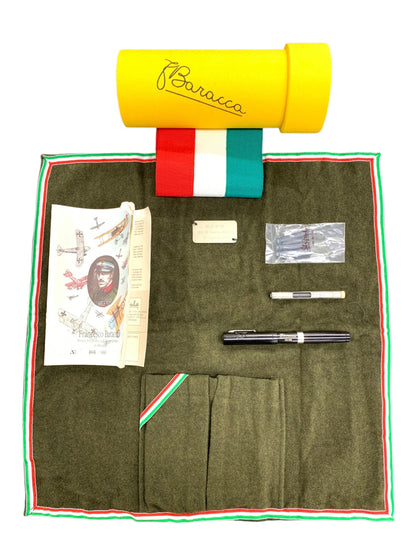 スティピュラ フランチェスコ･バラッカ エボナイト 万年筆 ブラック 18K 888本限定 466/888 IT71MRGXRASA 【SALE】