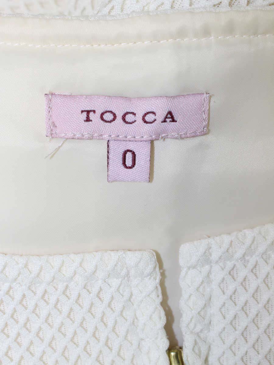 トッカ COPTOLS0150 ワンピース 0 アイボリー メッシュ ITB8CA0L55CG
