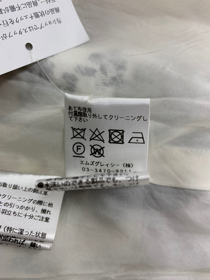エムズグレイシー 811119 ワンピース 38 ブラック 千鳥格子 リボン ITGG7VEUOY8G