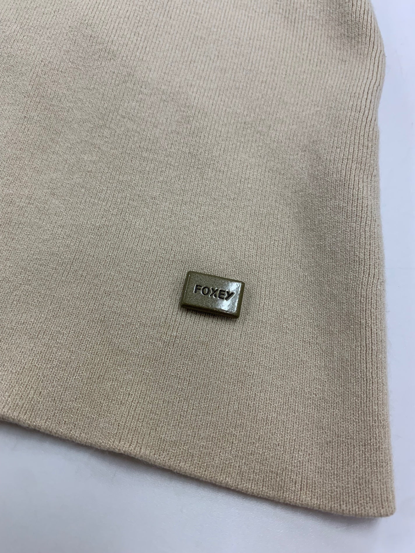 フォクシーブティック 26325 ニット セーター 38 ベージュ ITJMDOASF1BS