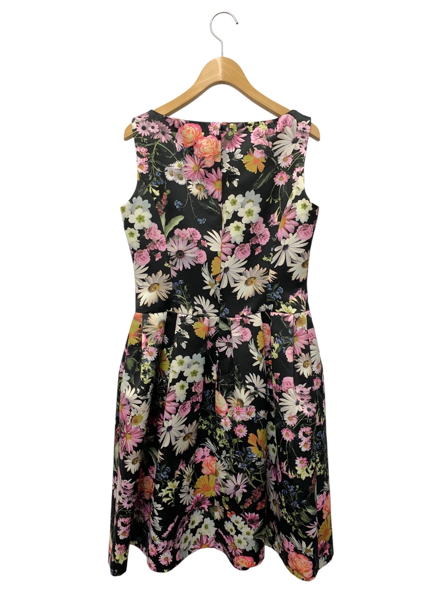 エムズグレイシー Autumn flower Dress 811501 ワンピース 38 ブラック/マルチカラー ITR6X52Y3KQ8