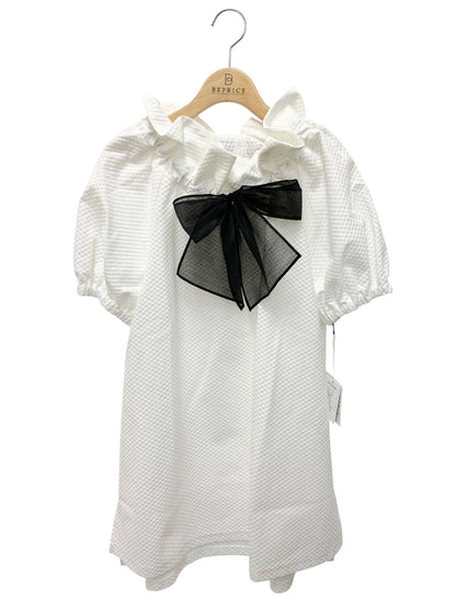 エムズグレイシー 415340 トップス 40 ホワイト リボン IT66HG2TJF40