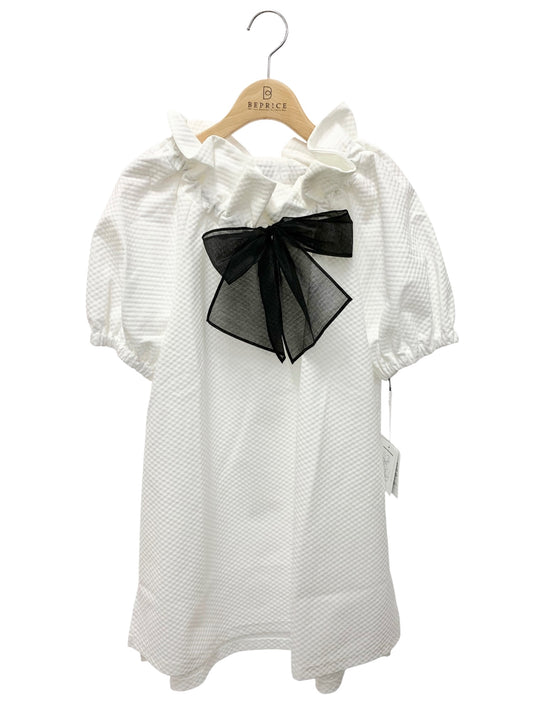 エムズグレイシー 415340 トップス 40 ホワイト リボン IT66HG2TJF40