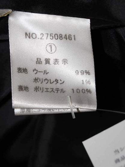 エリザ 27508461 ワンピース 1 ブラック ウール混 袖フレア ITALNIMUDEXO 【SALE】