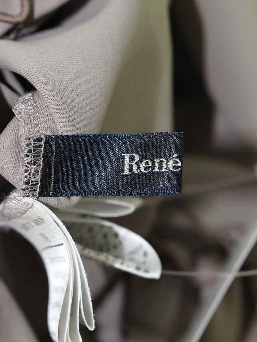 ルネ 5017240 34 ブラウン ダブルジップフリルパーカー ITM1ZK7X0F0O